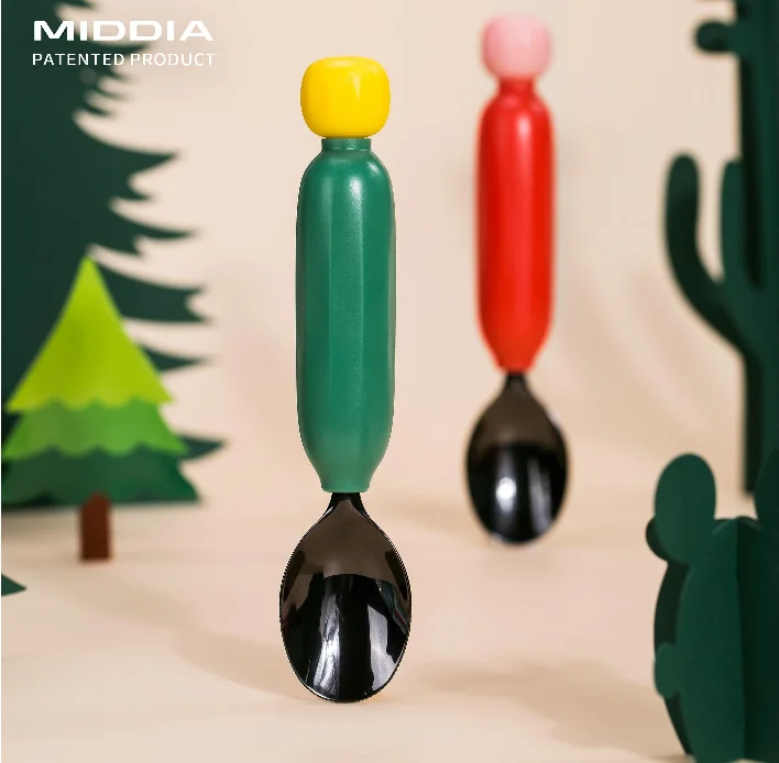 Black Ceramic Baby Spoon, model 2040023